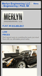 Mobile Screenshot of merlynengineering.com