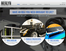 Tablet Screenshot of merlynengineering.com